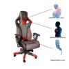 Cobra gaming chair Akidragon - Red-Grey - immagine 3
